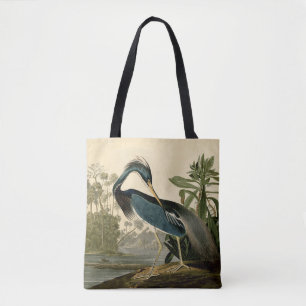 Bolsa Tote Audubon Louisiana Heron