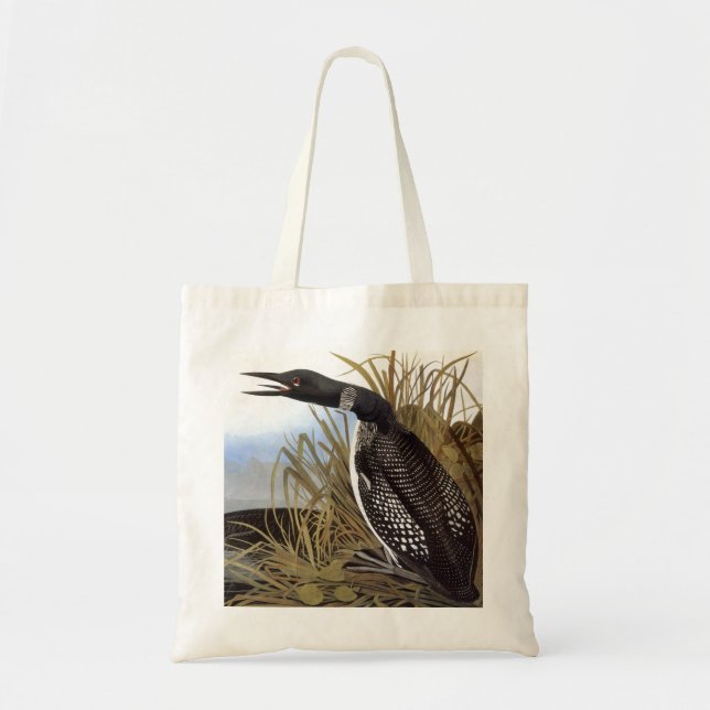 Bolsa Tote Audubon: Mergulhão-do-norte comum (Frente)
