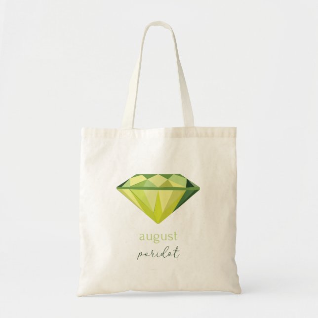 Bolsa Tote August Birthstone Peridot (Frente)