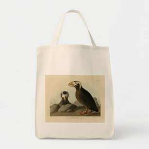 Bolsa Tote Auk Tufted (Puffin) - Aves da América de Audubon