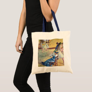 Bolsa Tote Aula de Balé, o Salão de Dança por Edgar Degas