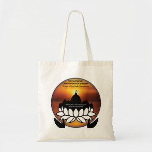 Bolsa Tote Aumentando a sacola de Templo do senhor Caitanya