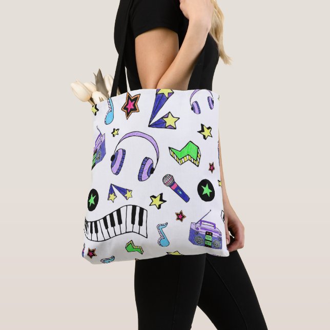 Bolsa Tote Aumente a música (Close Up)