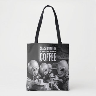 Bolsa Tote Aumente o combustível com invasores de espaço no c