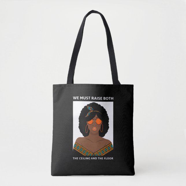 Bolsa Tote Aumento do teto para os direitos das mulheres no B (Frente)