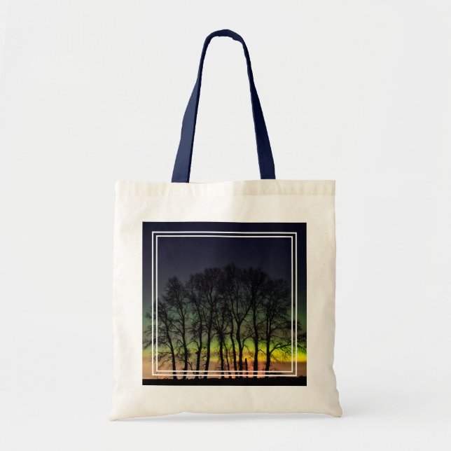 Bolsa Tote Aurora Boreal | Manitoba Canadá Grande Pointe (Frente)