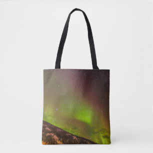 Bolsa Tote Aurora Boreal   Montanhas Fairbanks Alasca