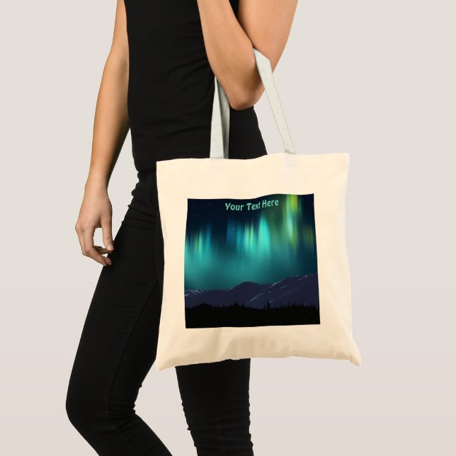 Bolsa Tote Aurora Borealis (Frente (produto))