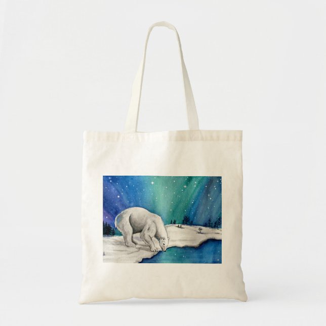 Bolsa Tote Aurora Polar Bear (Frente)