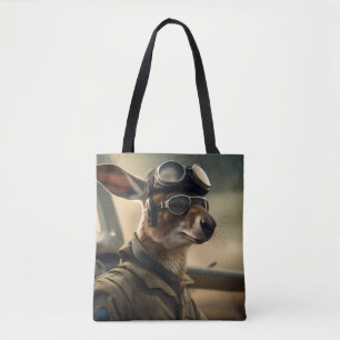 Bolsa Tote Aussie Kangaroo King Da Airways,