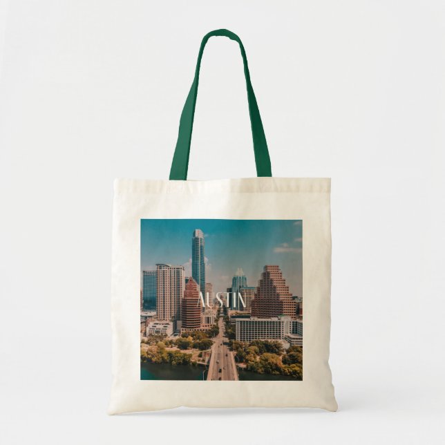 Bolsa Tote Austin Congress Avenue Tote Bag (Frente)