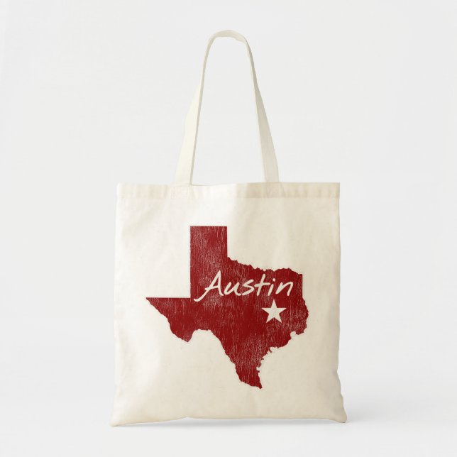 Bolsa Tote Austin Texas State Star (Frente)