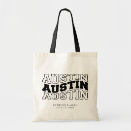 Bolsa Tote Austin Wedding Texas Welcome