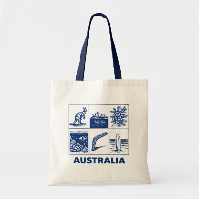 Bolsa Tote Austrália  (Frente)