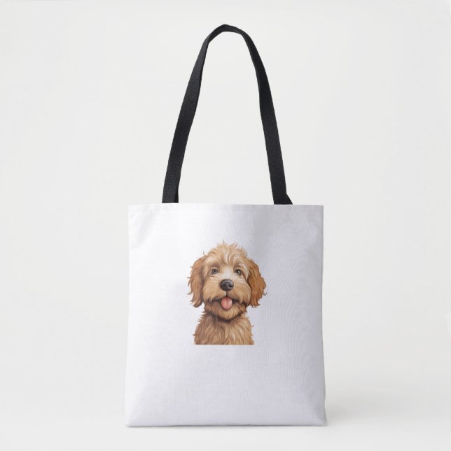 Bolsa Tote australiano Labradoodle (Frente)