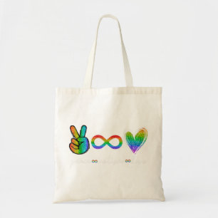 Bolsa Tote Autismo de Paz Autismo Autismo Sensibilização T-