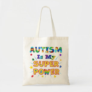 Bolsa Tote Autismo É Meu Super Poder