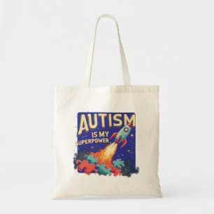 Bolsa Tote Autismo é meu superpoder