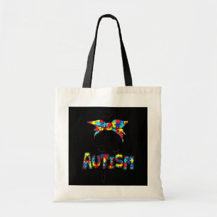 Bolsa Tote Autismo Mãe Mensagem Cabelo Arroado Autismo Quebr