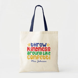 Bolsa Tote Autismo Professor   Bondade Personalizada Colorida