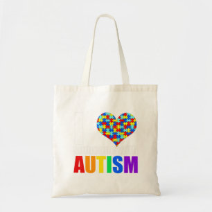 Bolsa Tote Autismo Sensibilização Camisa Autismo Mãe Eu Amo A
