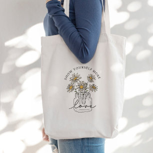 Bolsa Tote Autoamor Daisy Wildflower