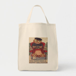 Bolsa Tote Automóvel o Dia das Bruxas do vintage