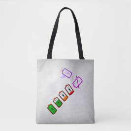 Bolsa Tote Autonomia da bateria - Edição de mistura de cores