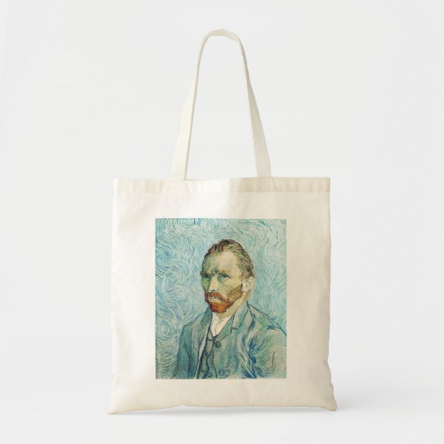 Bolsa Tote Autorretrato de Vincent Van Gogh (Frente)