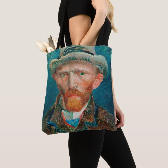 Bolsa Tote autorretrato de Vincent Van Gogh (Close Up)