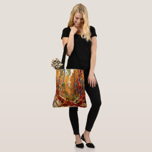 Bolsa Tote Autumn Garland, bela pintura de Tom Thomson
