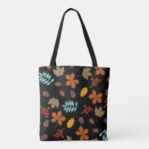 Bolsa Tote Autumn Leaves Pattern