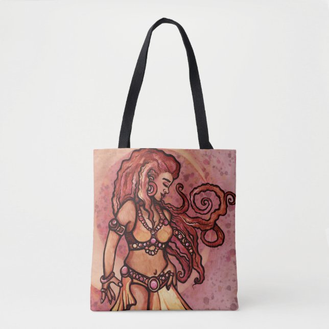 Bolsa Tote Autumn Moon Belly Dancer Goddese (Frente)