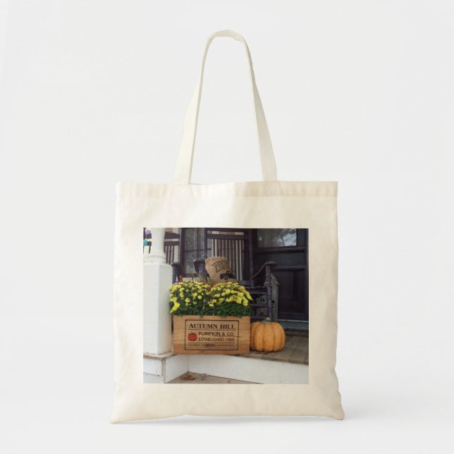 Bolsa Tote Autumn Pumpkin - Martha's Vineyard Tote Bag (Frente)