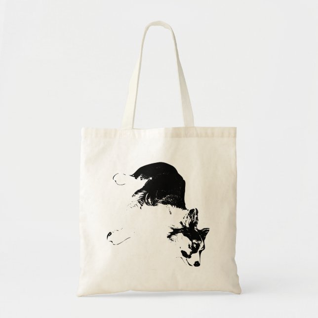 Bolsa Tote Autumn Stroll com Olhos Fiéis (Frente)