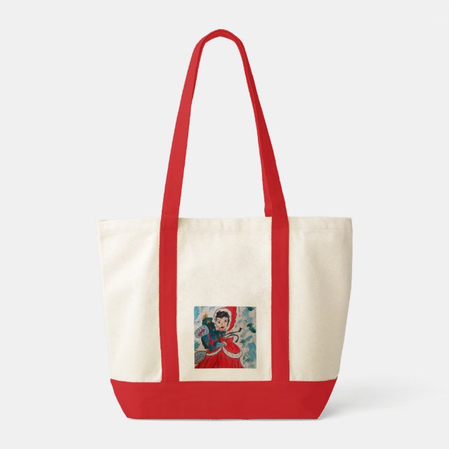 Bolsa Tote Auxiliar de papais noeis (Verso)