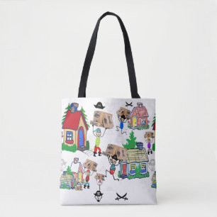 Bolsa Tote Avast Ye Porch Pirates!