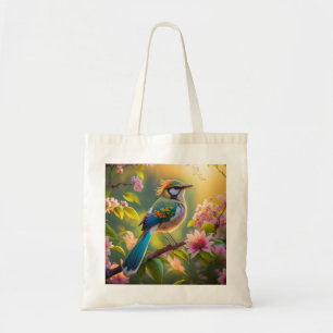 Bolsa Tote Ave Fantasia Asa Verde Cabeça Verde