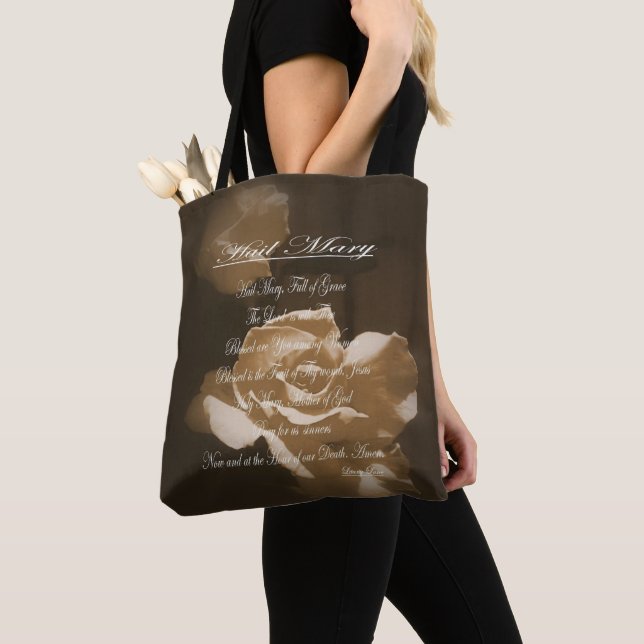 Bolsa Tote Ave Mary Prayer (Close Up)