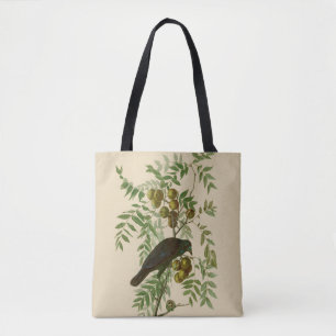 Bolsa Tote Ave Negra Americana da Audubon