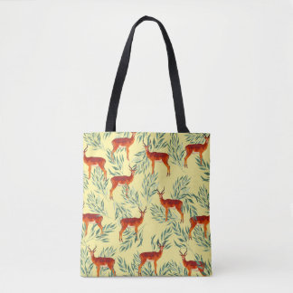 Bolsa Tote Aventura de outono de Deer