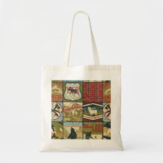 Bolsa Tote Aventura em Territórios do Norte: Patchwork Simból