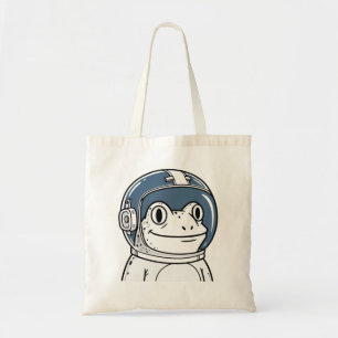 Bolsa Tote Aventura Espacial do Sapo Astronauta Fofo