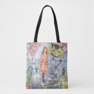 Bolsa Tote Aventuras de Alice no País das Maravilhas Clássico