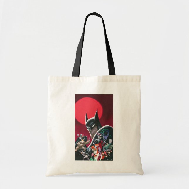 Bolsa Tote Aventuras de Batman Damas Perigosas e Demônios (Frente)