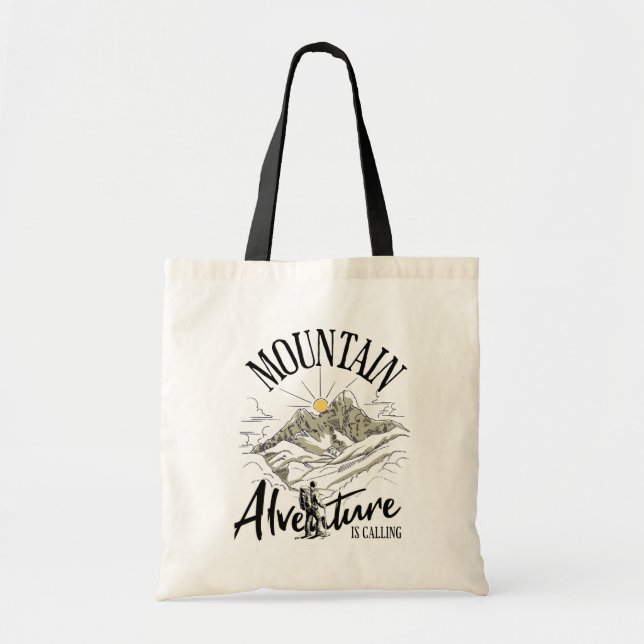 Bolsa Tote Aventureiro Montanhista Explorador – Caminhada Vin (Frente)