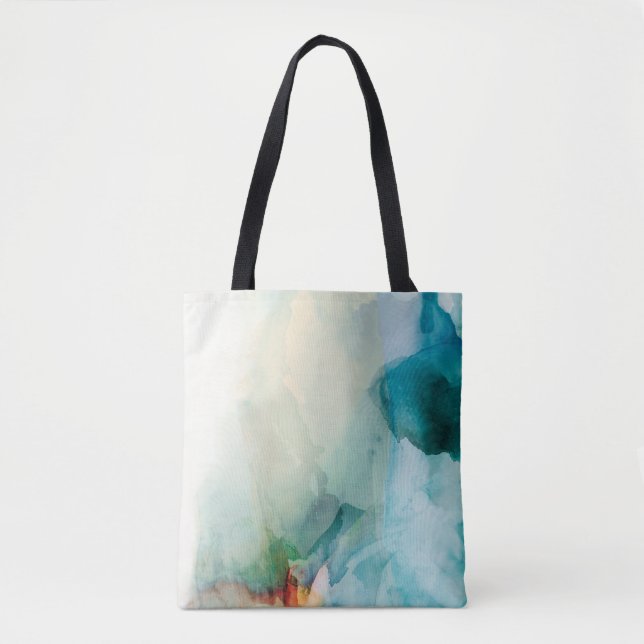 Bolsa Tote Aversion - Blue Watercolor (Frente)