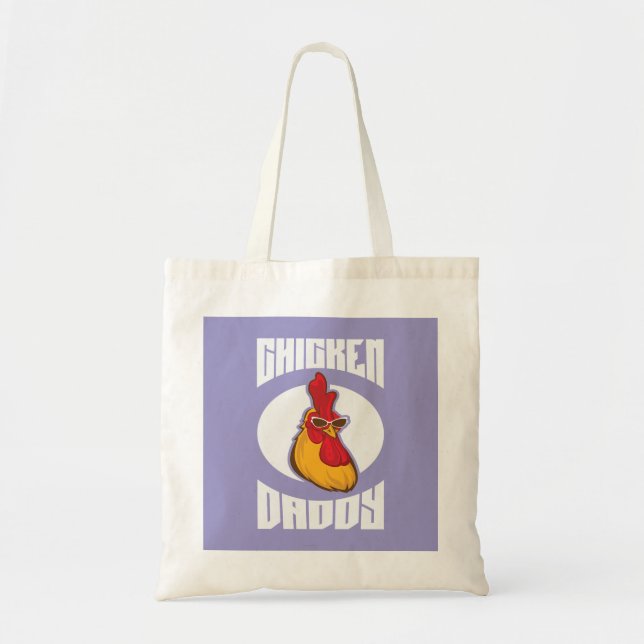 Bolsa Tote Aves Criadas pelo Chicken Daddy (Frente)