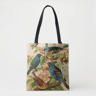 Bolsa Tote Aves da América do Norte   Gustav Mü tzel