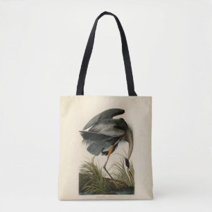 Bolsa Tote Aves de Excelente Azul-Héron Audubon